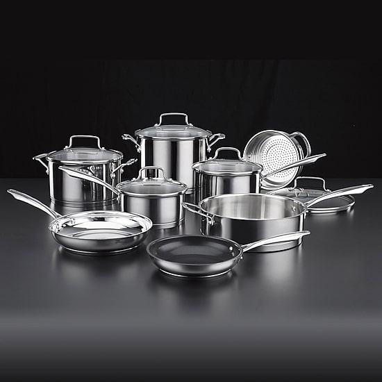 Cuisinart Professional Series Stainless Steel 13-pc. Cookware Set