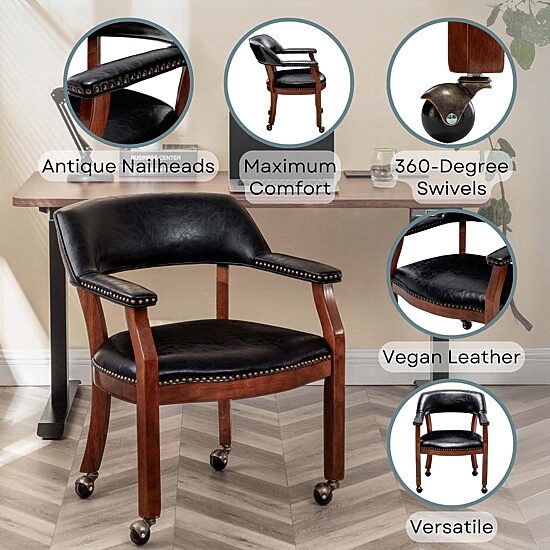 Take-A-Seat Dylan Armchair With Wheels