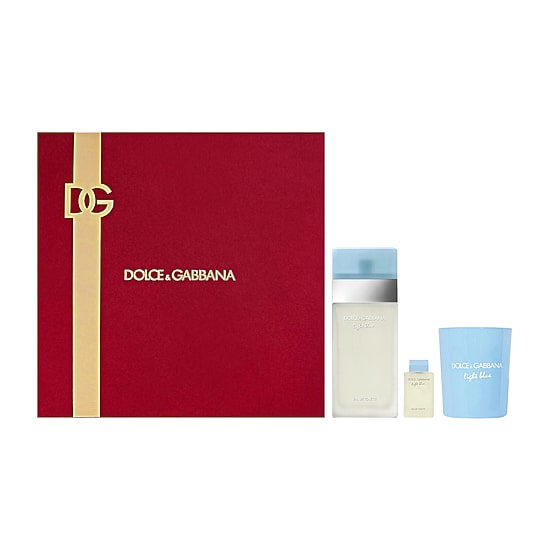 Dolce&Gabbana Light Blue Womens Eau De Toilette 3-Piece Gift Set ($140 Value) Perfume Set