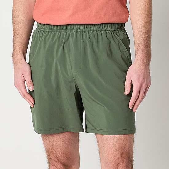 Xersion Featherlite Woven Mens 6" Moisture Wicking Workout Shorts
