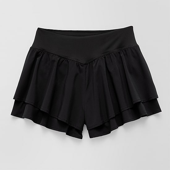 Xersion Flowy Little & Big Kid Girls Mid Rise Pull-On Short