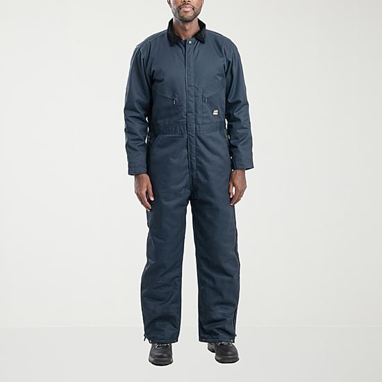 Berne Heritage Mens Insulated Long Sleeve Workwear Coverall