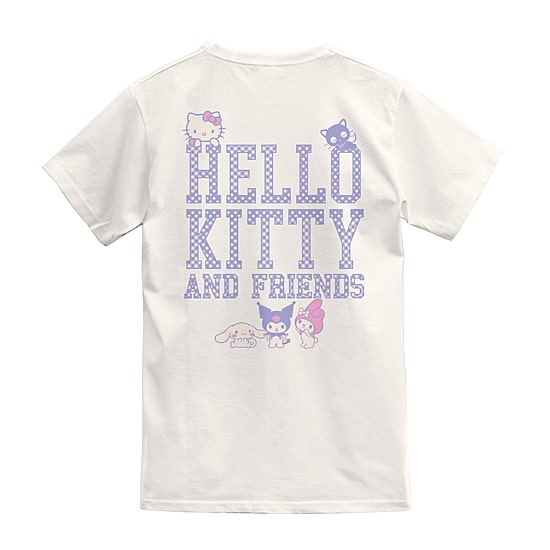 Womens Juniors Crew Neck Short Sleeve Regular Fit Hello Kitty Graphic T-Shirt