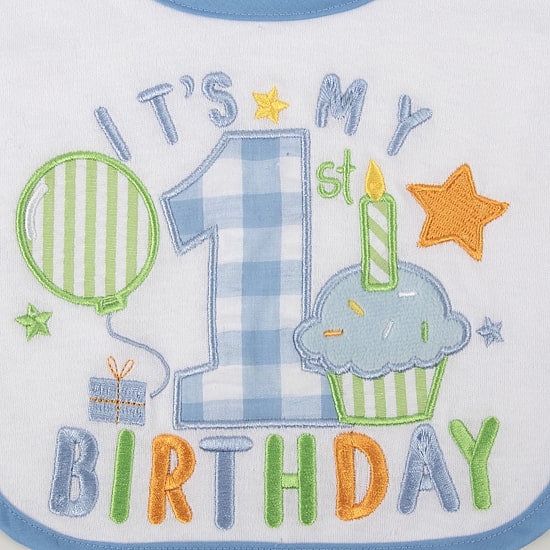 Baby Essentials First Birthday Baby Boys Seersucker 5-pc. Shortall Set