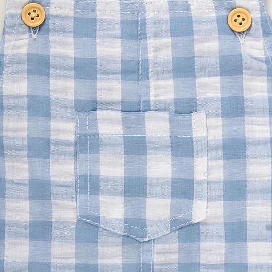 Baby Essentials First Birthday Baby Boys Seersucker 5-pc. Shortall Set