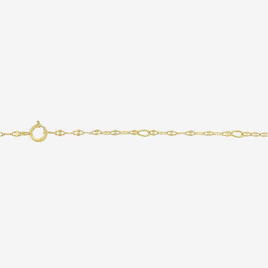 Womens Lab Created White Sapphire 14K Gold Over Silver Heart 16 Inch Pendant Necklace