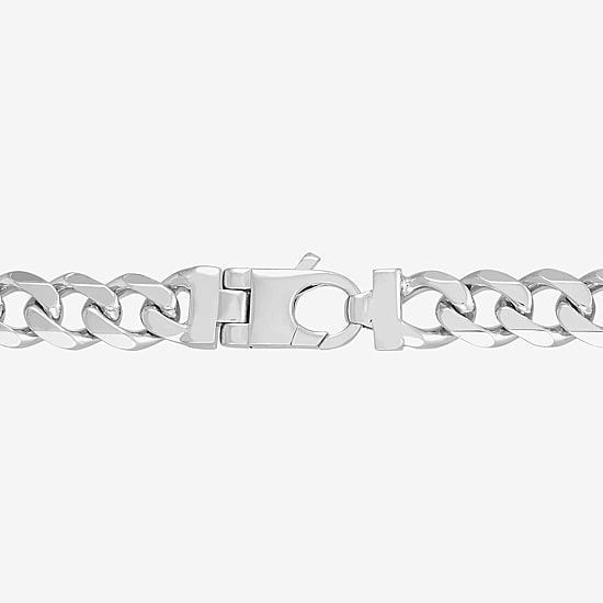 Mens Sterling Silver 22 Inch Curb Chain Necklace
