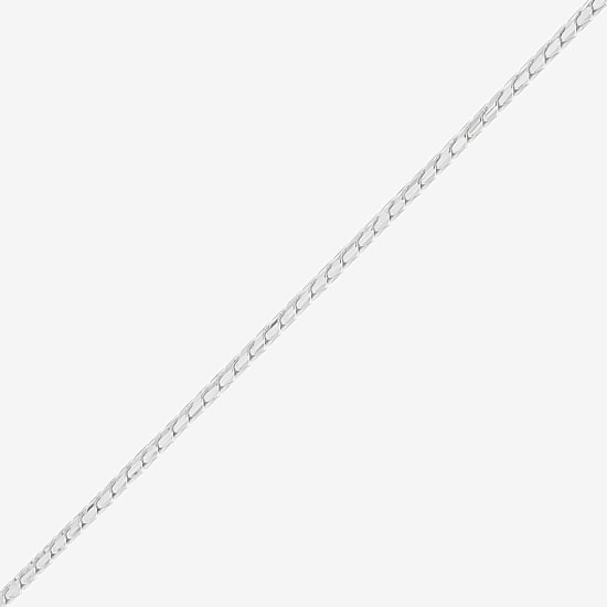 Made in Italy Womens Sterling Silver 18 Inch Chain Necklace