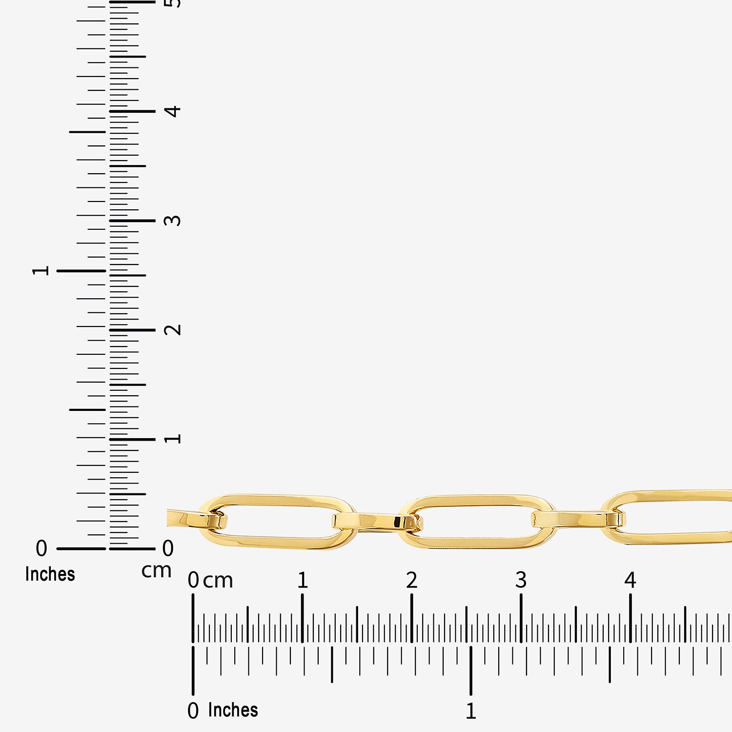Limited Quantities! Womens 14K Gold Inch Paperclip Chain Necklace