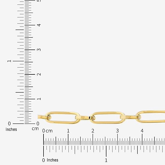 Limited Quantities! Womens 14K Gold 22 Inch Paperclip Chain Necklace