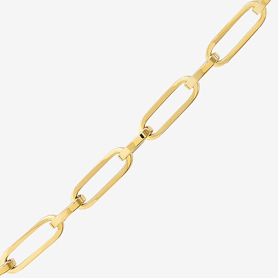 Limited Quantities! Womens 14K Gold 22 Inch Paperclip Chain Necklace