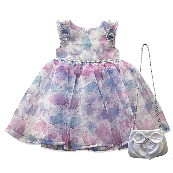 Blueberi Boulevard Toddler Girls Sleeveless A-Line Dress