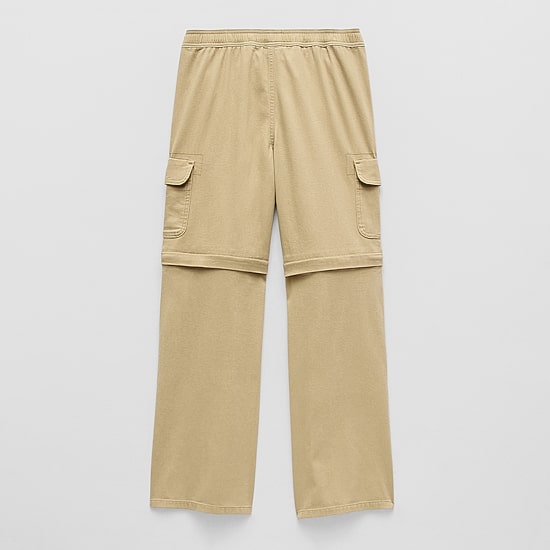 Thereabouts Loose Fit Zip Off Little & Big Kid Boys Straight Cargo Pant