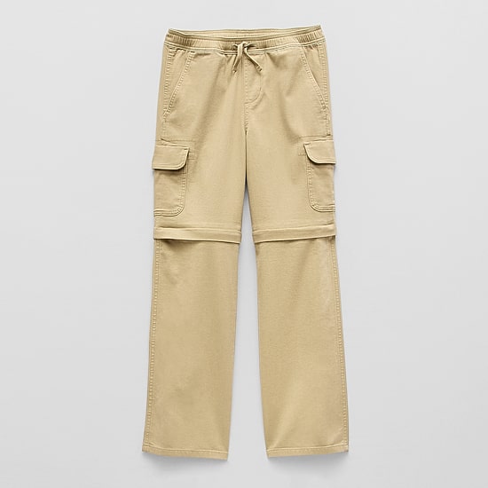 Thereabouts Loose Fit Zip Off Little & Big Kid Boys Straight Cargo Pant