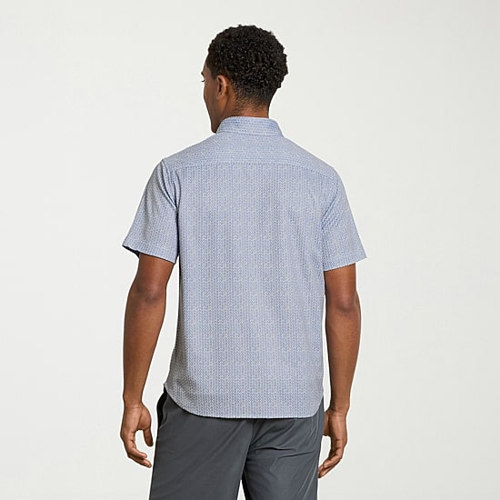 Van Heusen Performance Mens Short Sleeve Regular Fit Button-Down Shirt
