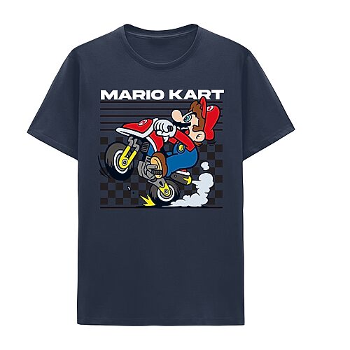 Mens Crew Neck Short Sleeve Classic Fit Super Mario Big and Tall Graphic T-Shirt, 5x-large, Blue