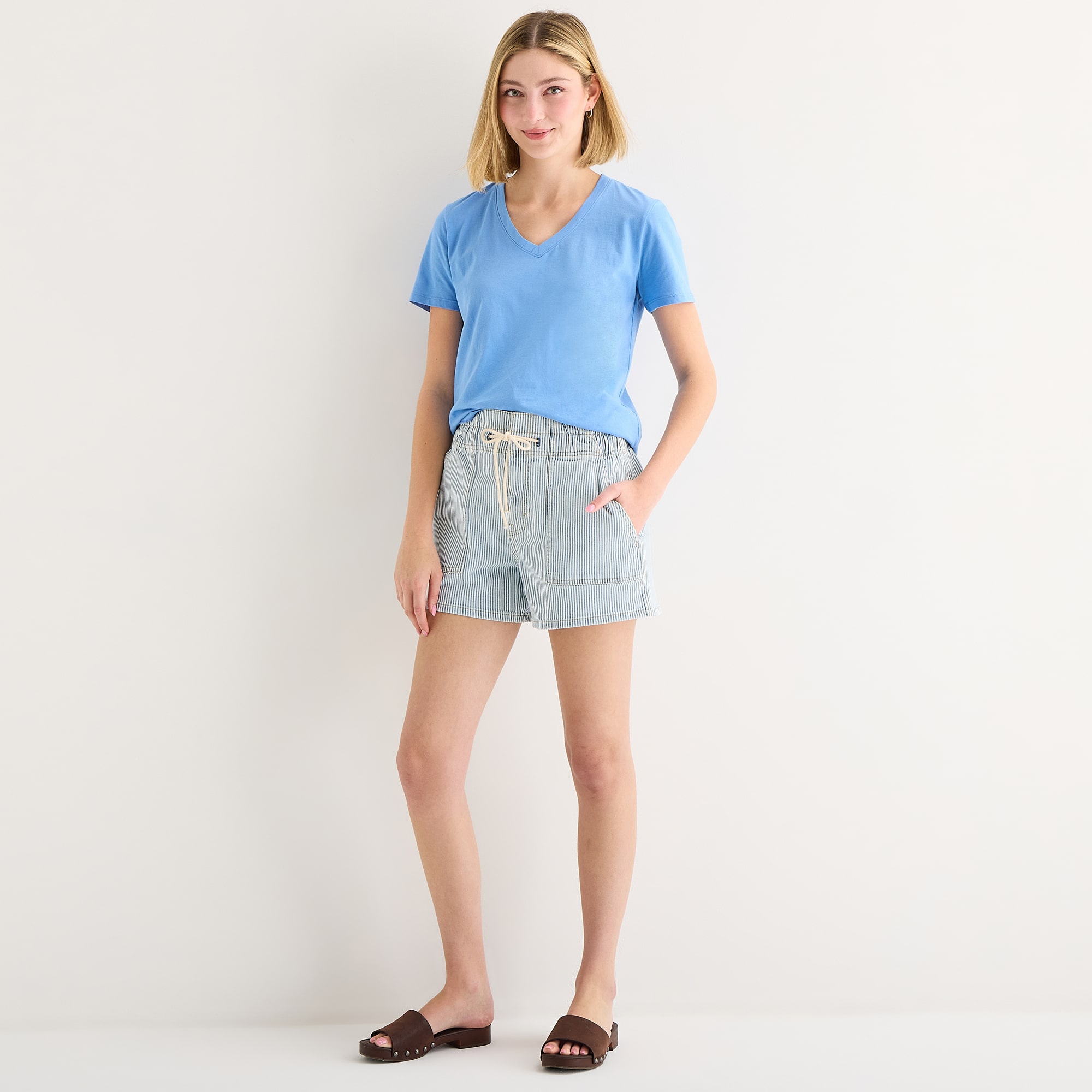 A.N.A Womens V Neck Short Sleeve T-Shirt