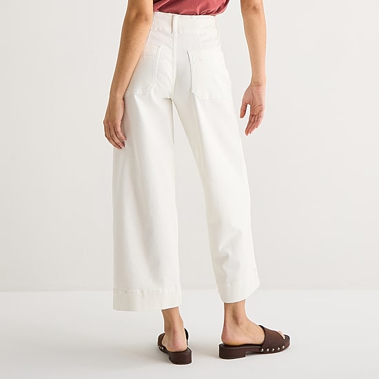 A.N.A Patch Pocket Womens Highest Rise Wide Leg Jean