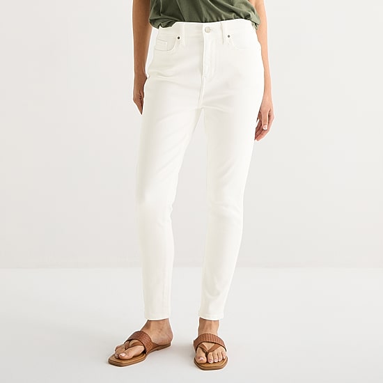 a.n.a Womens High Rise Skinny Fit Jean
