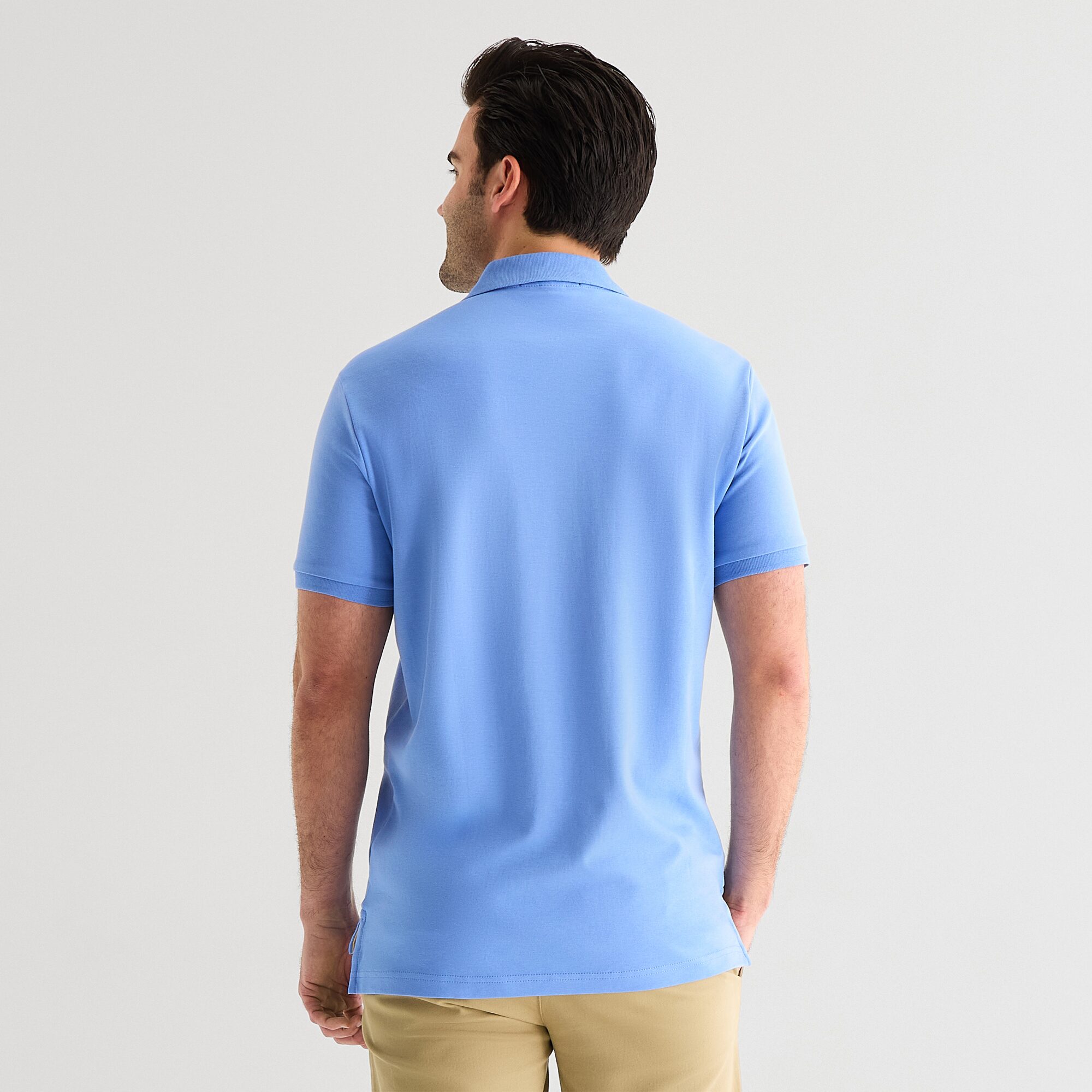 U.S. Polo Assn. Interlock Pique Mens Classic Fit Short Sleeve Shirt