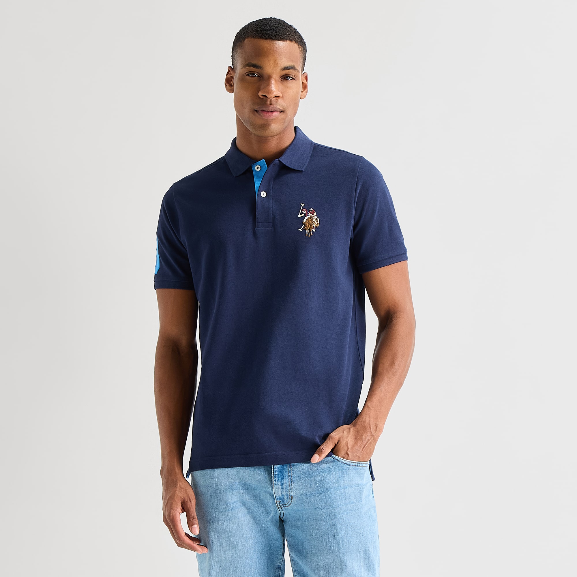 U.S. Polo Assn. Big Pony Pique Mens Classic Fit Short Sleeve Shirt