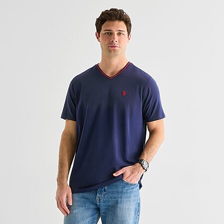 IZOD Saltwater Soft Wash Mens Crew Neck Short Sleeve T-Shirt