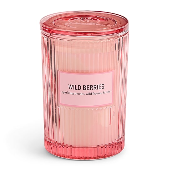 Martha Stewart 19oz Wild Berries 2-Wick Scented Jar Candle