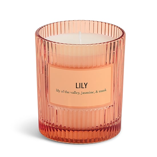 Martha Stewart 10oz Lily Single Wick Scented Jar Candle
