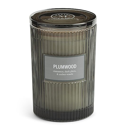 Martha Stewart 19oz Plumwood 2-Wick Scented Jar Candle