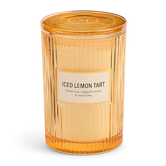 Martha Stewart 19oz Iced Lemon Tart 2-Wick Scented Jar Candle