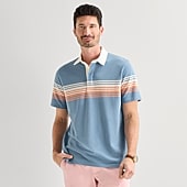 St. John's Bay Rugby Mens Classic Fit Short Sleeve Polo Shirt