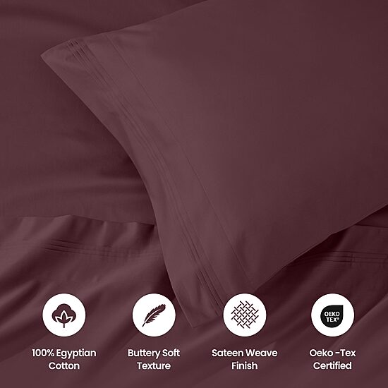 SUPERIOR® Egyptian Cotton Sateen 1000tc Pillowcase