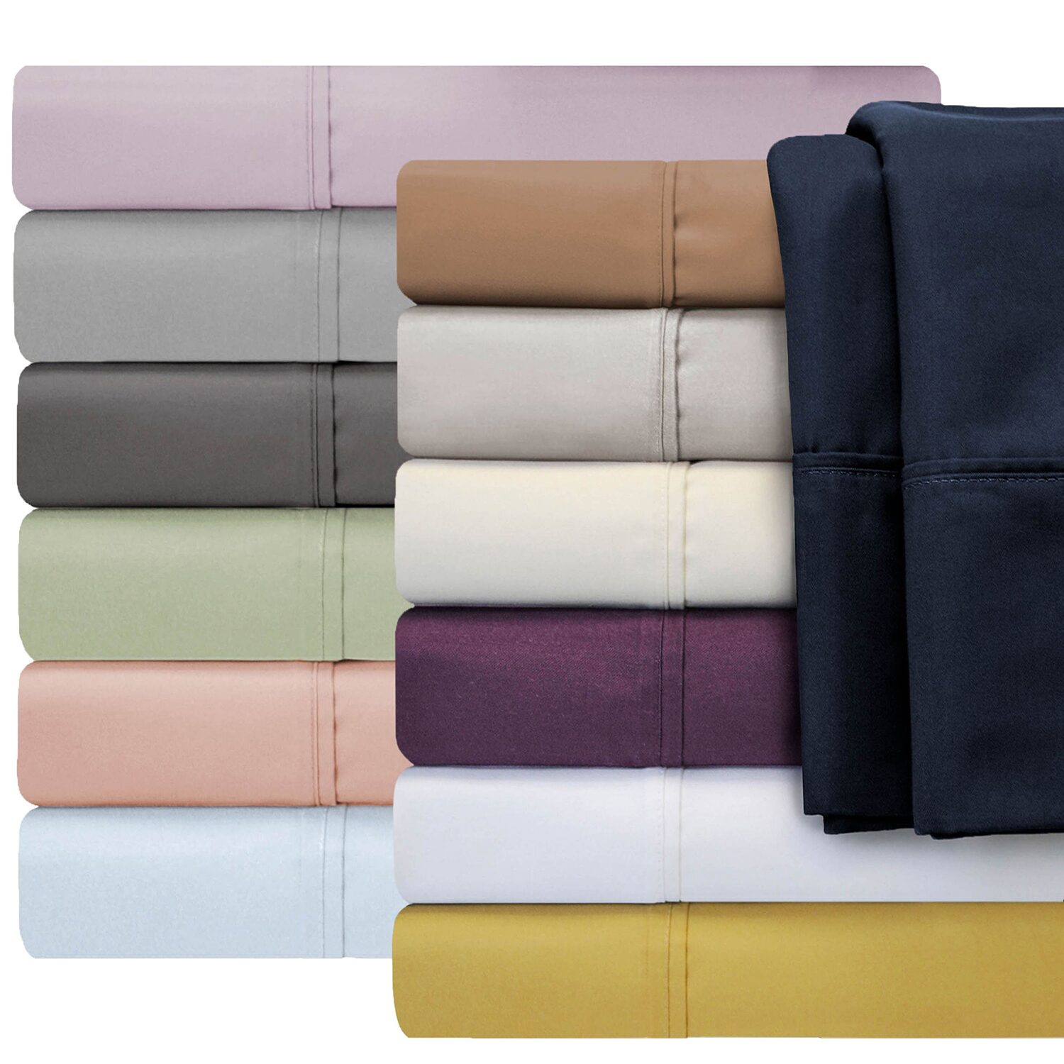 SUPERIOR® Cotton Rich Blend Wrinkle Resistant 1000tc Deep Pocket Sheet Set