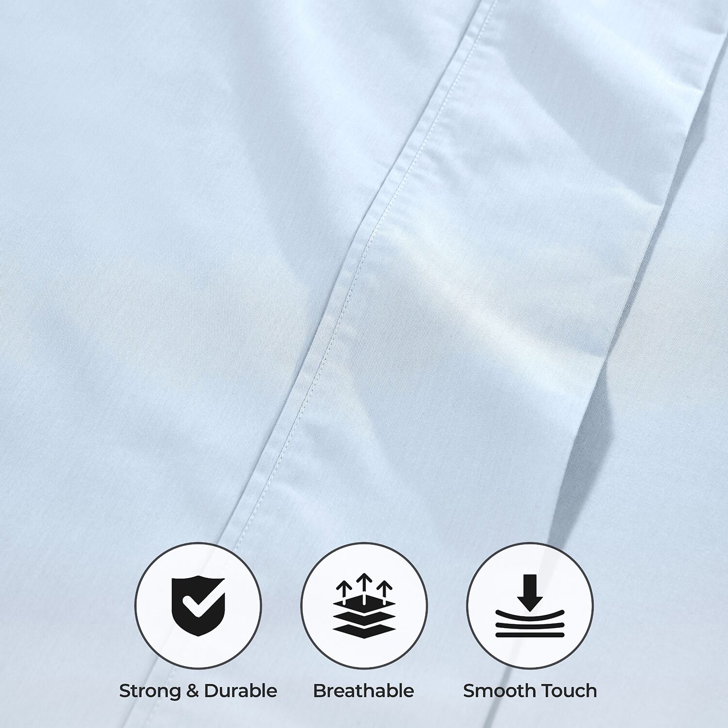 SUPERIOR® Cotton Rich Blend Wrinkle Resistant 1000tc Deep Pocket Sheet Set