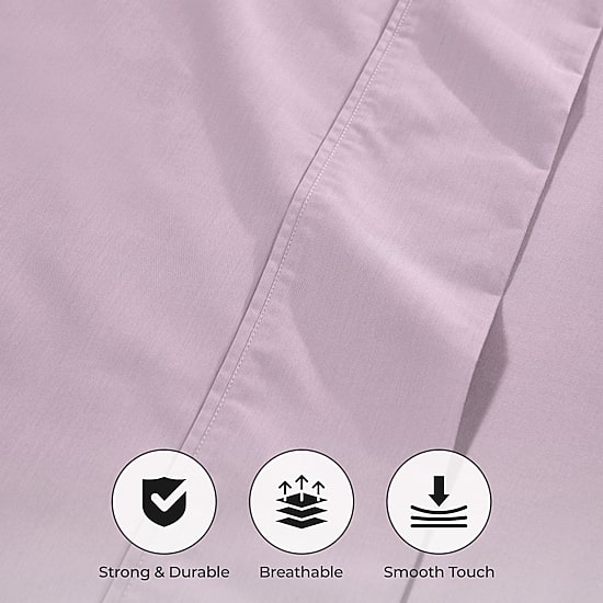 SUPERIOR® Cotton Rich Blend Wrinkle Resistant 1000tc Deep Pocket Sheet Set