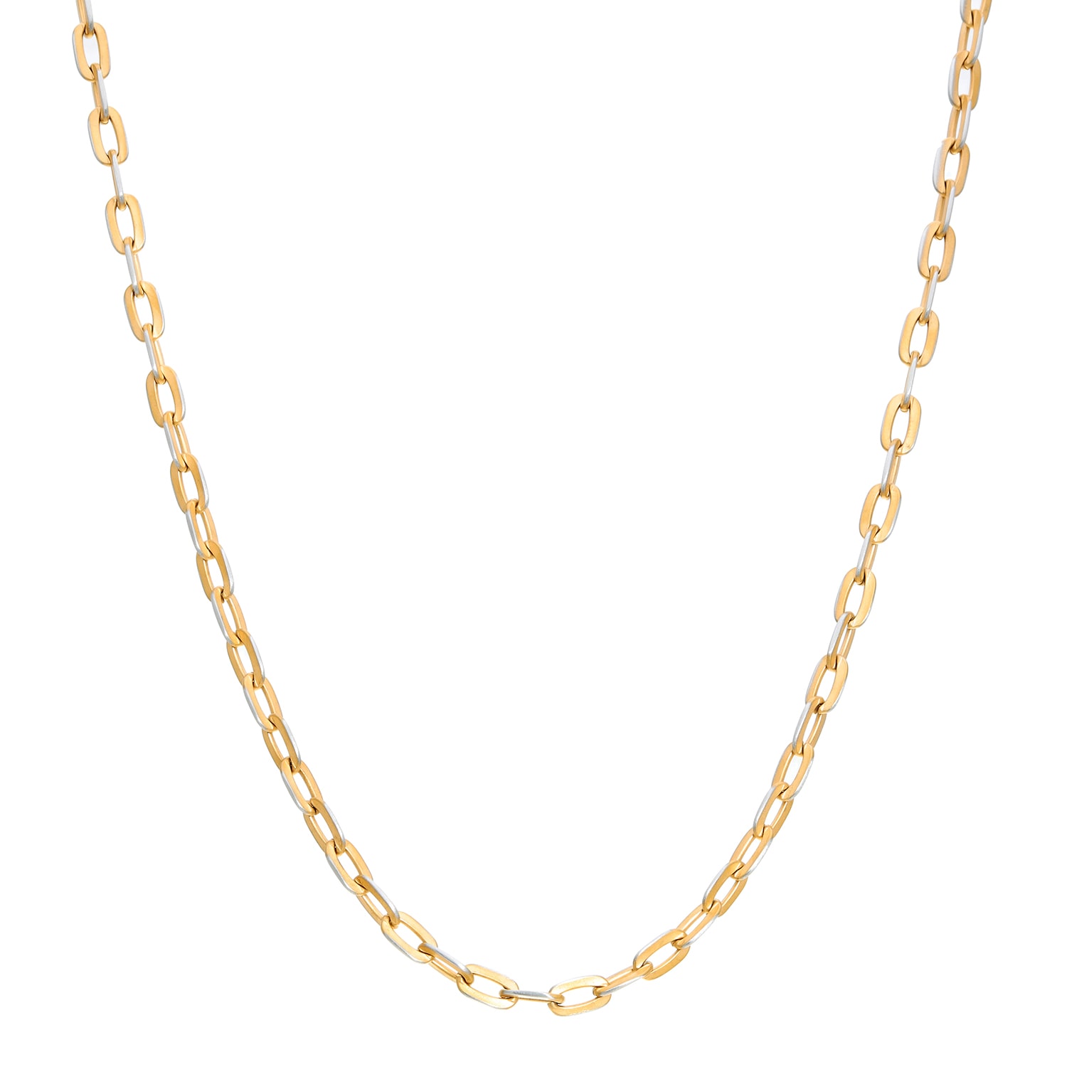 Mens Stainless Steel 24 Inch Link Necklace