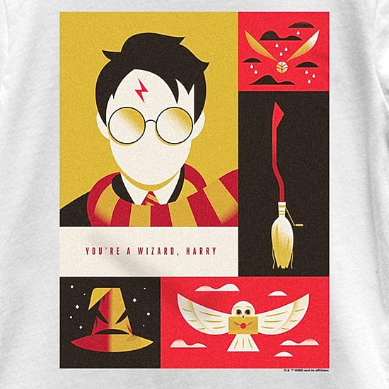 Little & Big Kid Girls Crew Neck Short Sleeve Regular Fit Harry Potter Graphic T-Shirt