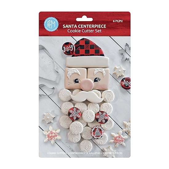 R&M International Llc Santa Centerpiece 6-pc. Cookie Cutters