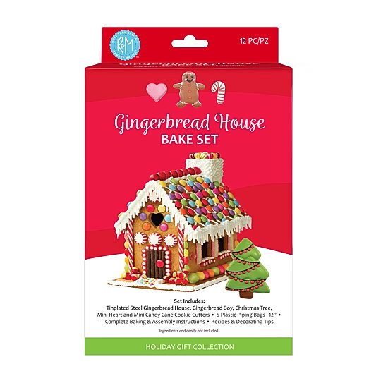 R&M International Llc Gingerbread House 12-pc. Bake Set