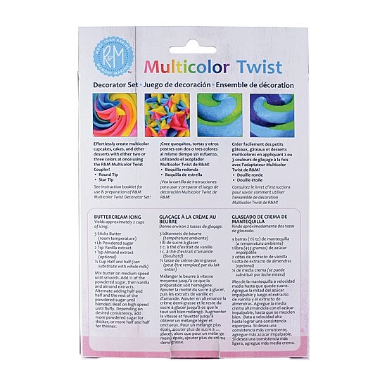 R&M International Llc Multicolor Twist 19-pc. Cake Decorating Kit