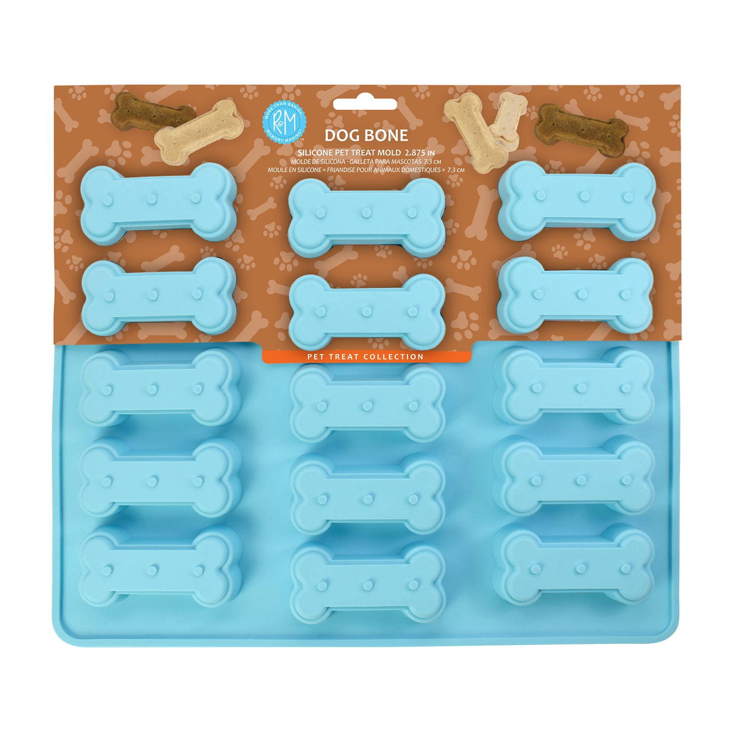 R&M International Llc Pet Treats Dog Bone Mold