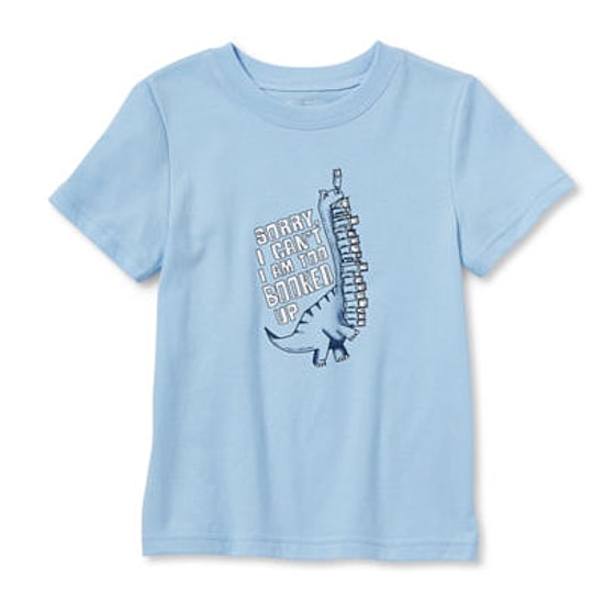 Okie Dokie Toddler & Little Boys Crew Neck Short Sleeve Regular Fit Graphic T-Shirt