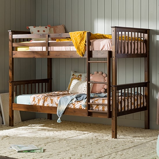 Solid Wood Mission Design Bunk Bed