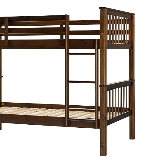 Solid Wood Mission Design Bunk Bed