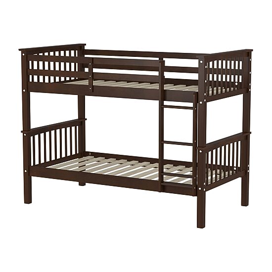 Solid Wood Mission Design Bunk Bed