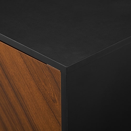 Mcm Faux Bookmatch Tv Stand