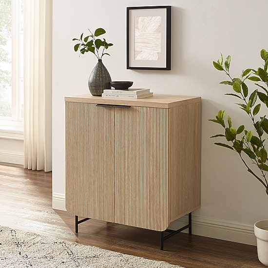 Scandinavian 2-Door Accent Cabinet