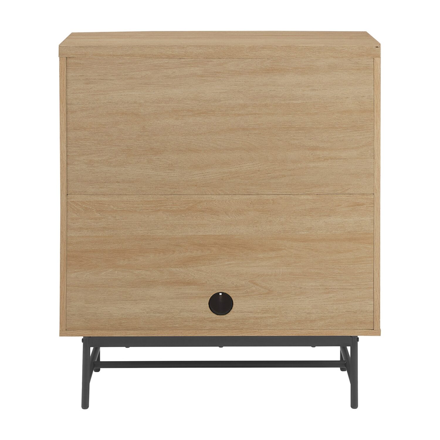 Scandinavian 2-Door Accent Cabinet