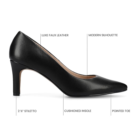 Journee Collection Scylee Womens Pointed Stiletto Heel Pumps