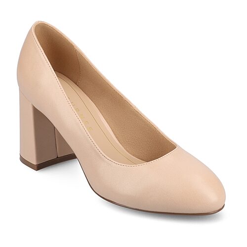 Journee Collection Seraphina Womens Round Closed Toe Block Heel Pumps, 10 Medium, Pink
